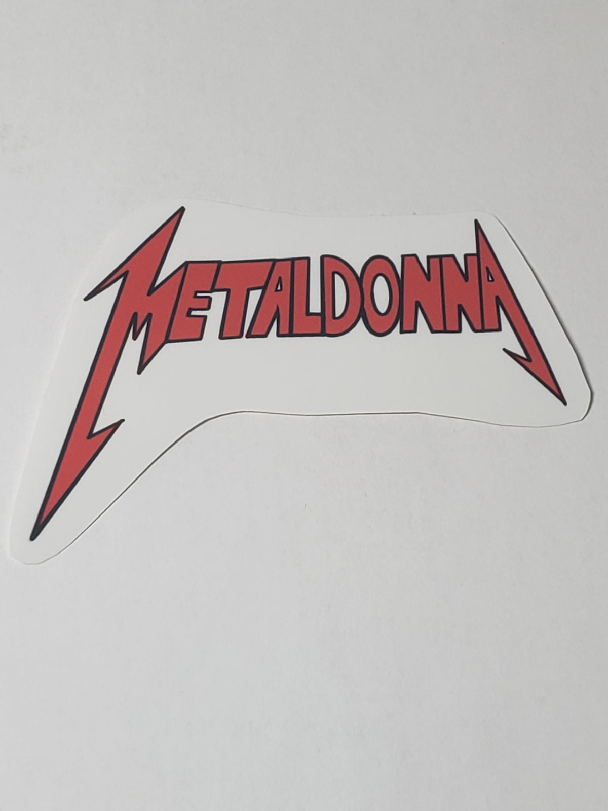 MetalDonna Hand-Drawn Logo Vinyl Sticker | Multiple Colors
