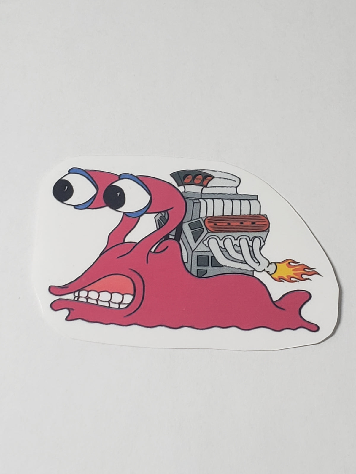 Supercharged V8 Snail Waterproof Vinyl Sticker