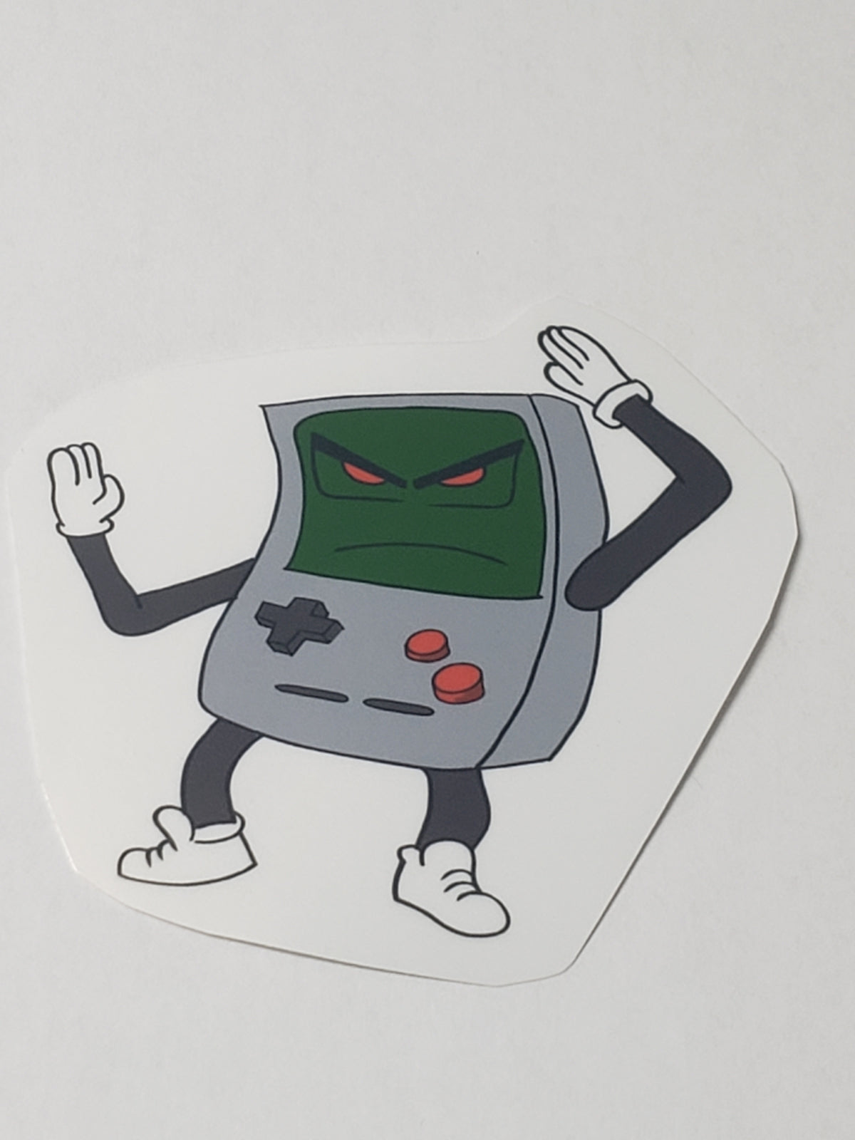 Kung Fu Game Boy Hand-Drawn Sticker | Multiple Colors