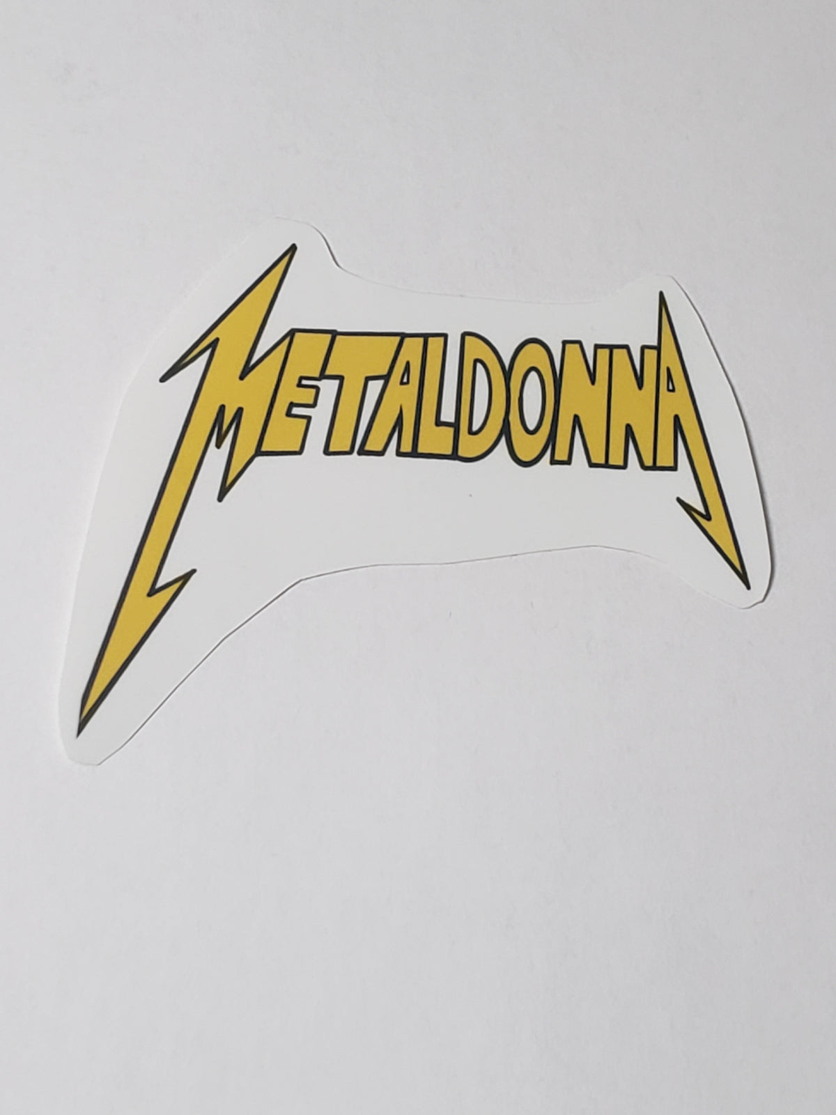 MetalDonna Hand-Drawn Logo Vinyl Sticker | Multiple Colors